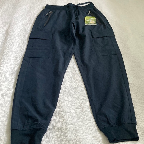 Libian Dark Blue Jogger Pants - Picture 1 of 3